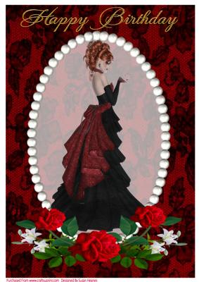 A4 Elegant Beauty in Red 3