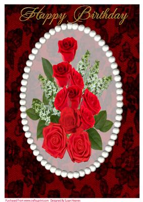 A4 Beautiful Red Rose Bouquet 2