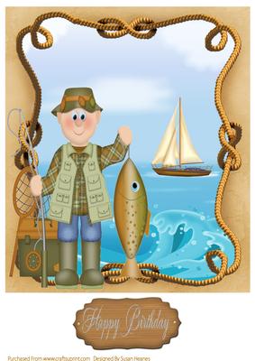 Gone Fishing Topper 2