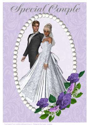 A4 with Love to the Bride and Groom 2
