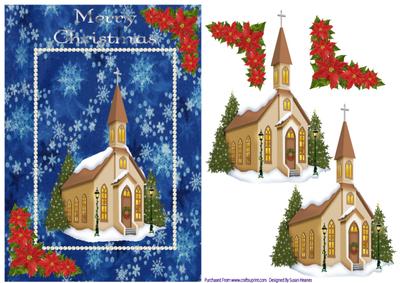 Festive Christmas Church