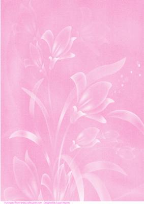 Pink Floral Paper 3