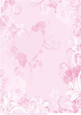 Love Hearts and Roses Paper 2