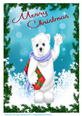 A4 a Polar Bears Christmas Wish