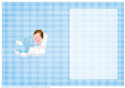 Congratulations on the Birth of Your Baby Boy Insert