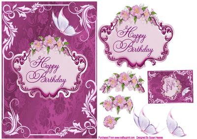 Fancy Florals Happy Birthday