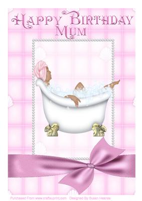 A4 Relax on Your Birthday Mum