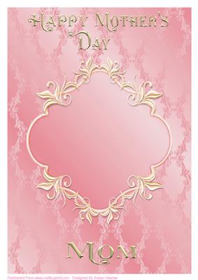 A4 Happy Mother's Day Card Front 2
