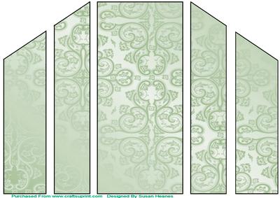 Light Green Fancy Theatre Card Base