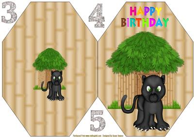 Jungle Fun Octagon Card 2