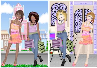 Shopping and Friends Toppers