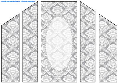 Silver and White Fancy, Pearl Theatre Card Base