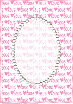 Love and Pearls Card Front