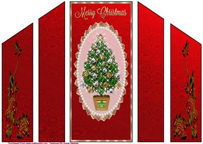 Oh Beautiful Christmas Tree Theatre Card