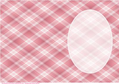Shades of Pink Plaid Insert