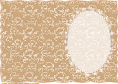 Cafe Au Lait Insert, with Lace and Pearls 2