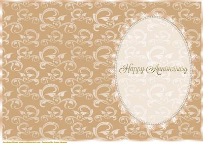 Cafe Au Lait Insert, with Lace and Pearls, Anniversary 2