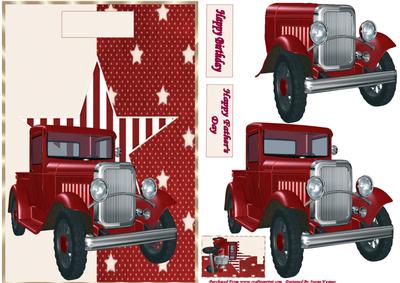 Red Vintage Truck