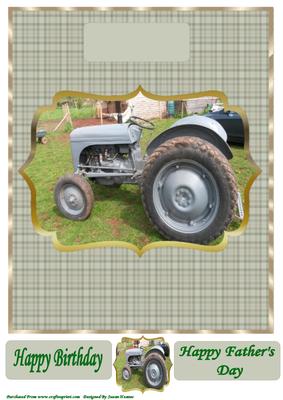 A Classic Massey Ferguson Tractor Topper and Tags