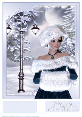 A Christmas Eve Beauty Topper and Tags