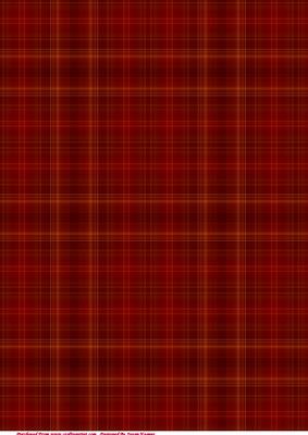Christmas Red Tartan Paper