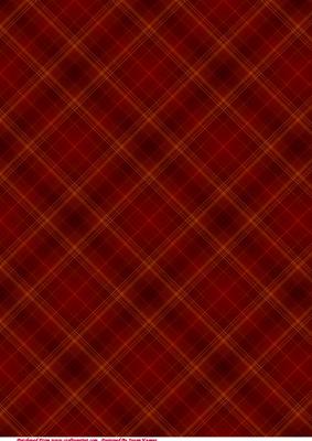 Christmas Red Tartan Paper 2
