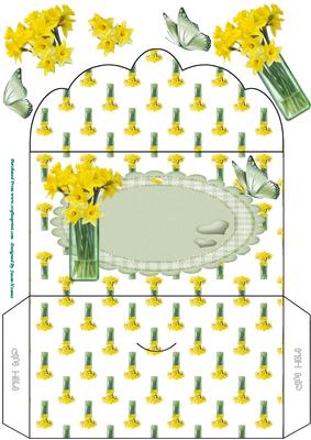 A Vase of Daffodils Money Wallet