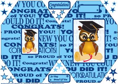 Congratulations You Did It ! Octagon Card