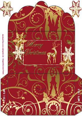 A Golden Christmas to You Money Wallet