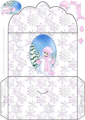 Merry Christmas Little Girl Money Wallet