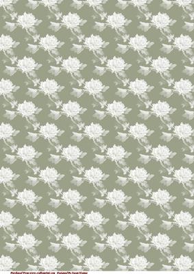 Beautiful Christmas Roses Paper 2