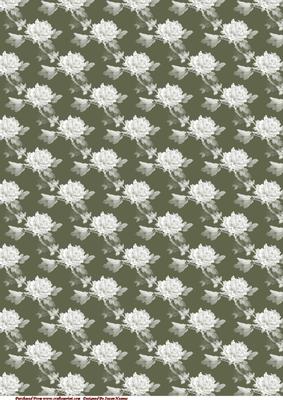 Beautiful Christmas Roses Paper 3