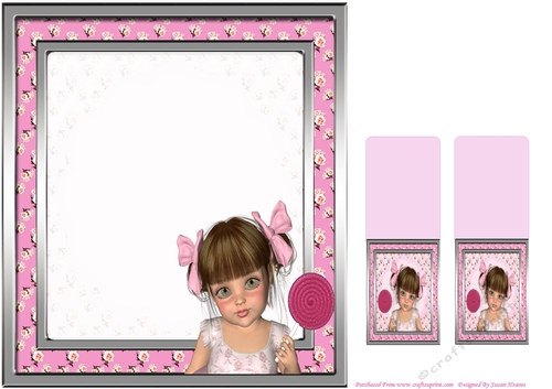 Shes Mummys Little Girl Insert, With Gift Tags