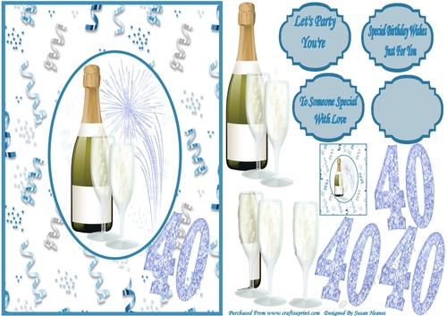 Lets Party Youre 40 - The Male Collection