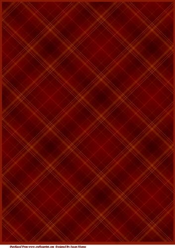 Traditional Christmas Red Tartan Paper