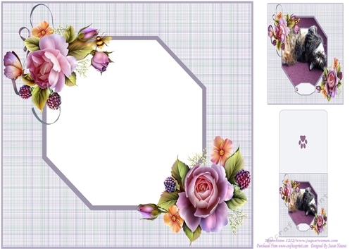 Our Gorgeous Freckles 8x8 Insert, With Topper And Gift Tag - Lovable Pet Collection