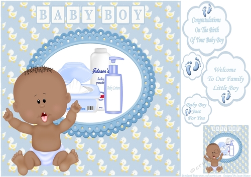A Baby Boy Just For You 8x8 2