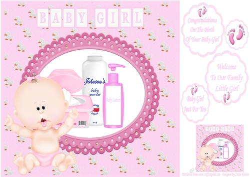 A Baby Girl Just For You 8x8