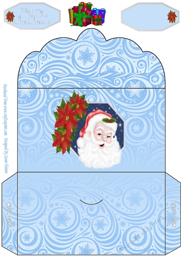 Cheery Santa Money Wallet