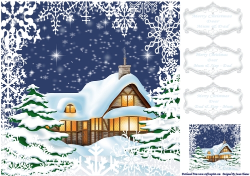 Christmas Is For Family 8x8