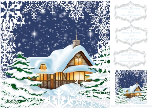 Christmas Is For Family 8x8 2