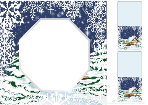 Christmas Is For Family 8x8 Insert, With Gift Tags