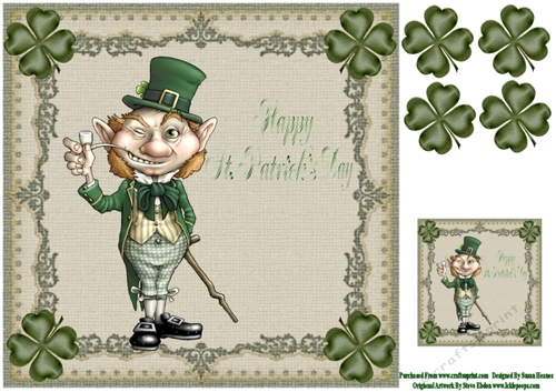 Happy St Patricks Day 8x8 2