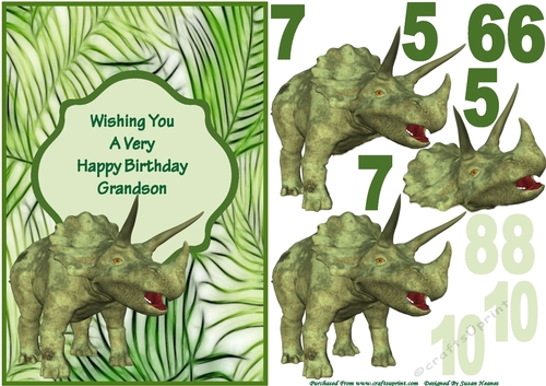 Have A Dino - Mite Birthday Grandson