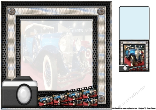 Taking Photos Of A Vintage Classic 8x8 Insert, With Gift Tag