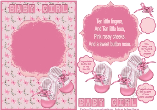 Ten Little Fingers And Ten Little Toes - Girl