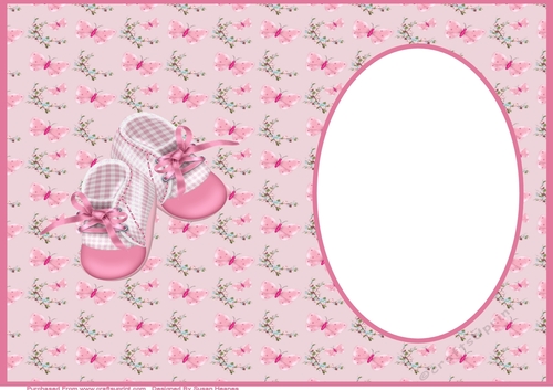 Ten Little Fingers And Ten Little Toes Insert - Girl