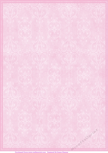 Shades Of Pink Swirls Paper