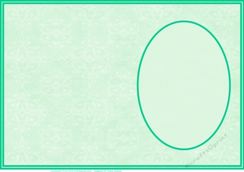 Shades Of Green Swirls Insert