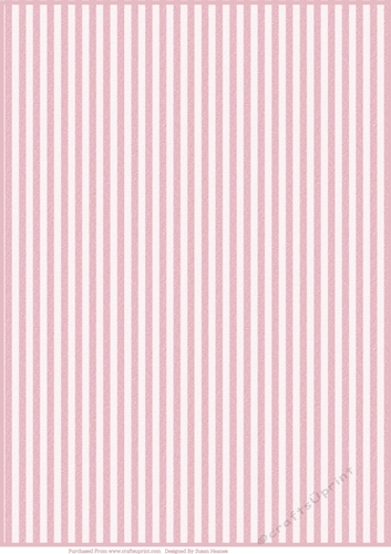 Shades Of Pink Stripes Paper
